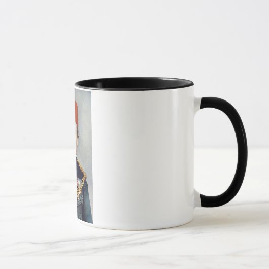 Tasse de Kitchener d'homme de moustache (Droite)