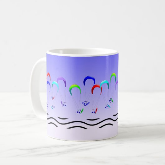 Tasse de kitesurf de Kiteboarding (Devant gauche)