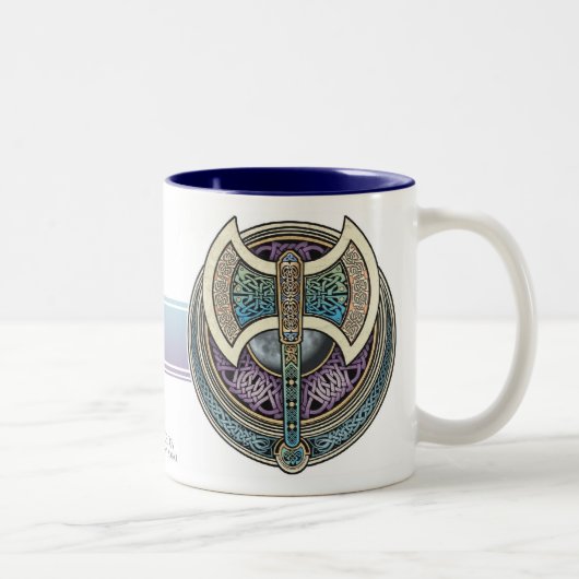 Tasse de Knotwork Labrys (Droit)