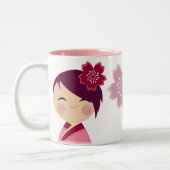 Tasse de Kokeshi Sakura (Gauche)