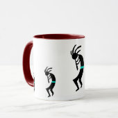 Tasse de Kokopelli -- Joueur de cannelure de Natif (Devant gauche)