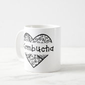 Tasse de Kombucha de coeur (Devant gauche)