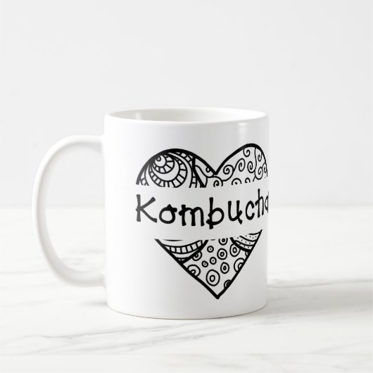 Tasse de Kombucha de coeur (Gauche)