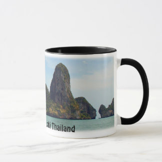 Tasse de Krabi Thaïlande de plage de Railay