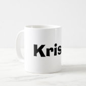 Tasse de Kristy (Devant gauche)