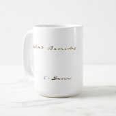Tasse de la bernache de Darwin (blanche) (Devant gauche)