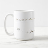 Tasse de la bernache de Darwin (blanche) (Gauche)