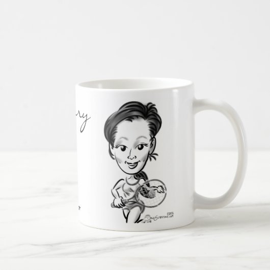 Tasse de la caricature de la cerise (Droite)