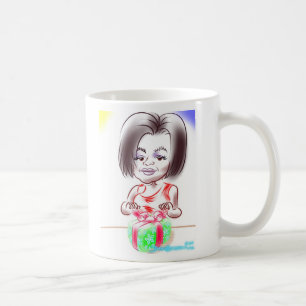 Tasse de la caricature de Lyn