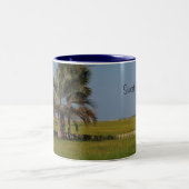 Tasse de la Caroline du Nord de plage de coucher (Centre)