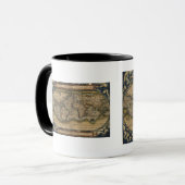 Tasse de la carte 1570 du monde d'Ortelius (Devant gauche)