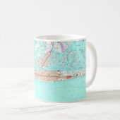 Tasse de la carte de Long Beach, NY (Devant droit)