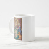 Tasse de la carte de tarot Reine des chats (Devant gauche)