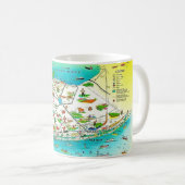 Tasse de la carte du comté de Palm Beach (Devant droit)