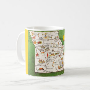 Tasse de la carte du Missouri