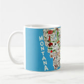 Tasse de la carte du Montana (Gauche)