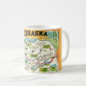 Tasse de la carte du Nebraska (Devant droit)