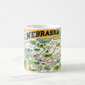 Tasse de la carte du Nebraska (Centre)