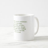 Tasse de la citation 04 d'Irlandais (Devant droit)
