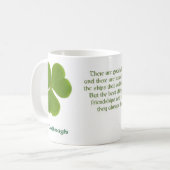 Tasse de la citation 16 d'Irlandais (Devant gauche)