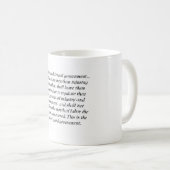 Tasse de la citation 2 de Thomas Jefferson (Devant droit)