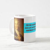 Tasse de la citation 3 de Voltaire (Devant gauche)