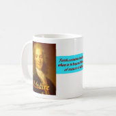 Tasse de la citation 5 de Voltaire (Devant gauche)