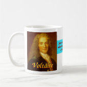 Tasse de la citation 5 de Voltaire (Gauche)