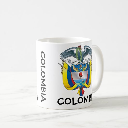 Tasse de la Colombie (Devant droit)