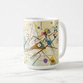 Tasse de la composition VIII en Kandinsky (Devant droit)