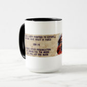 Tasse de la conception 15oz de GSO (Devant gauche)