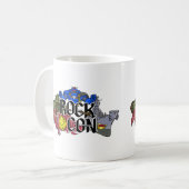 Tasse de la convention de jeu Rock-Con (Devant gauche)
