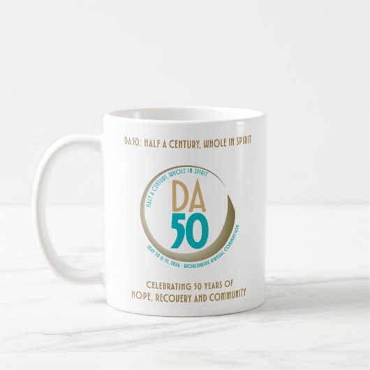 Tasse de la Convention Virtuelle Mondiale DA50 en (Gauche)