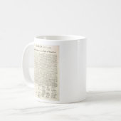 Tasse de la Déclaration d'Indépendance (Devant gauche)