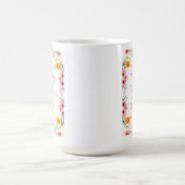 Tasse de la fête des mères à fleurs recto-verso (Centre)