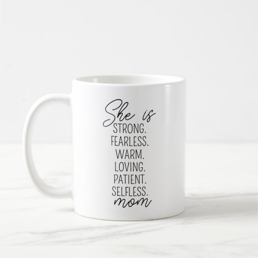Tasse de la fête des Mères Design de sublimation (Gauche)
