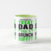 Tasse de la Fête des Pères pour un buffet de brunc (Centre)