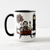Tasse "de la folie du Poe" (Gauche)