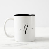 Tasse de la lettre cursive "A" (Gauche)