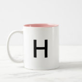 Tasse de la lettre initiale "H" (Gauche)