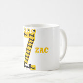 Tasse de la lettre Z (Devant droit)