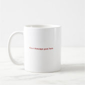 Tasse de la livraison spéciale - rose (Gauche)