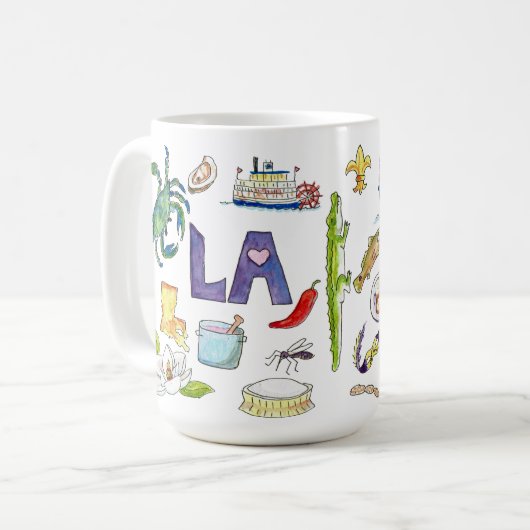 Tasse de la Louisiane (Devant gauche)