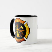 Tasse de la maman du sapeur-pompier (Devant gauche)