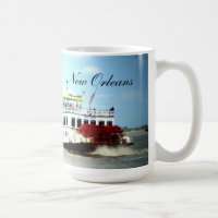 Tasse de la Nouvelle-Orléans de bateau à vapeur