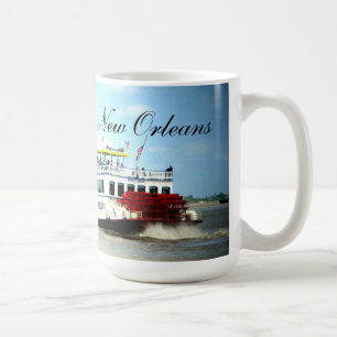 Tasse de la Nouvelle-Orléans de bateau à  vapeur
