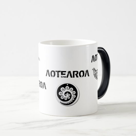 Tasse de la Nouvelle Zélande de kiwi d'AOTEAROA (Devant droit)