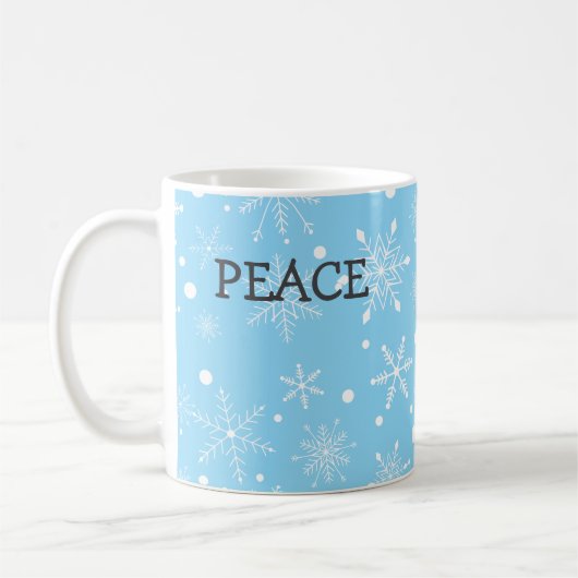 Tasse de la Paix Flocon de Neige (Gauche)