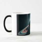 Tasse de la planète Saturne avec anneaux (Gauche)