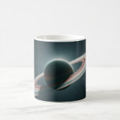 Tasse de la planète Saturne avec anneaux (Centre)